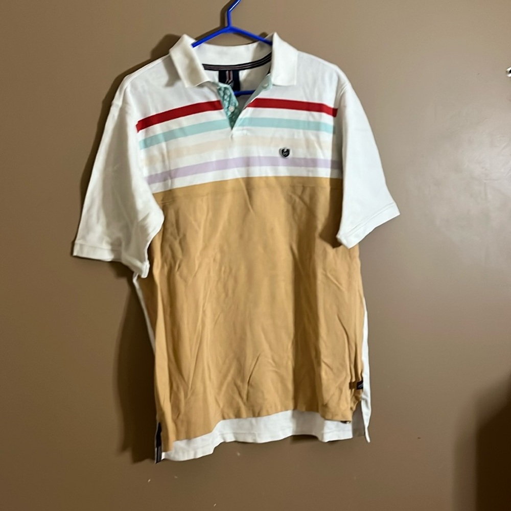 😄90’s Phat Farm collared golf polo B6